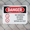 Signmission No Smoking Or Open Flames Within 50 Feet Danger Sign, Plastic, 10in W x 7in L, 2PK OS-2PACK-DS-P-710-L-1477 - alternate 3